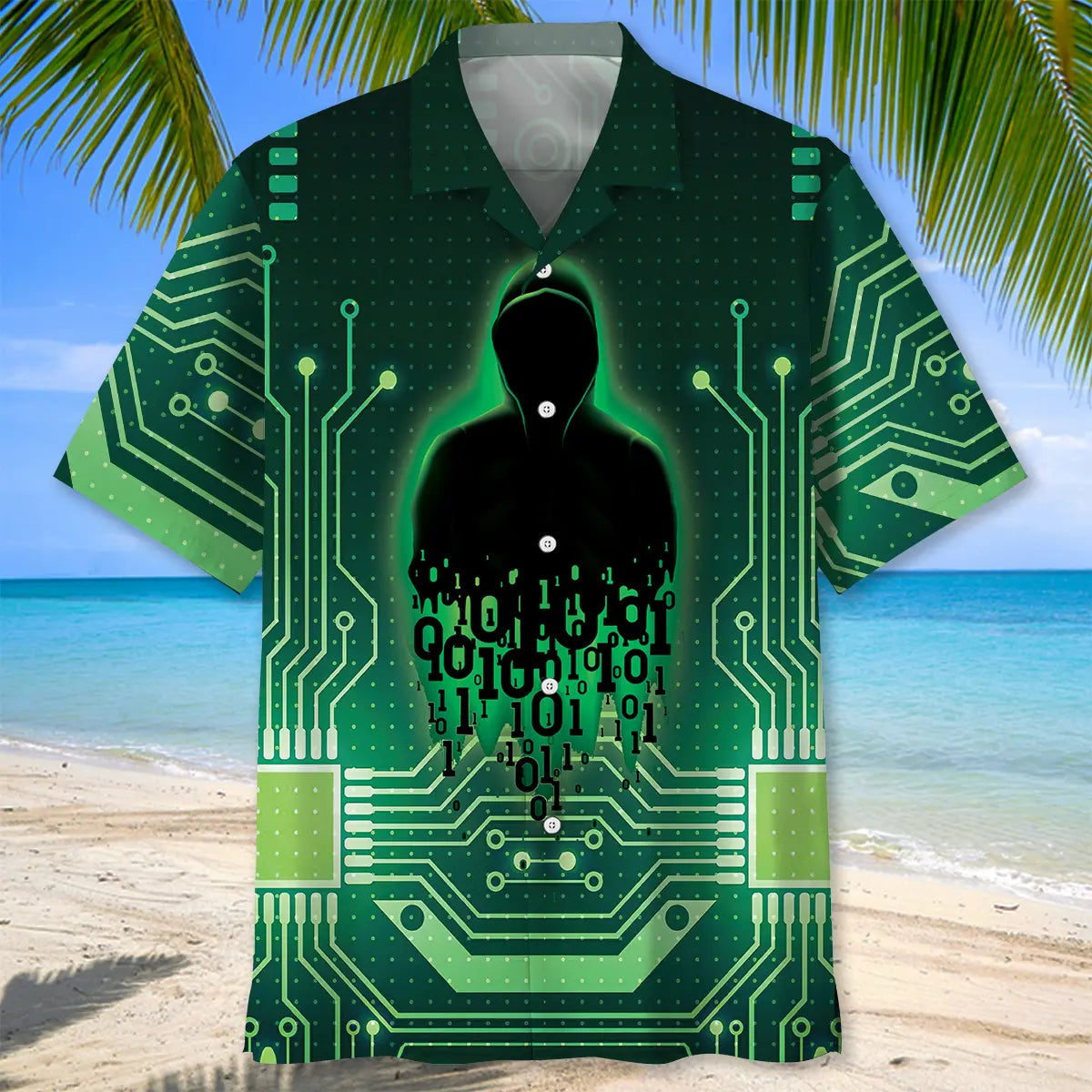 Binary Magical Number Hawaiian Shirt For Outdoor Event And Relaxed Summer Style