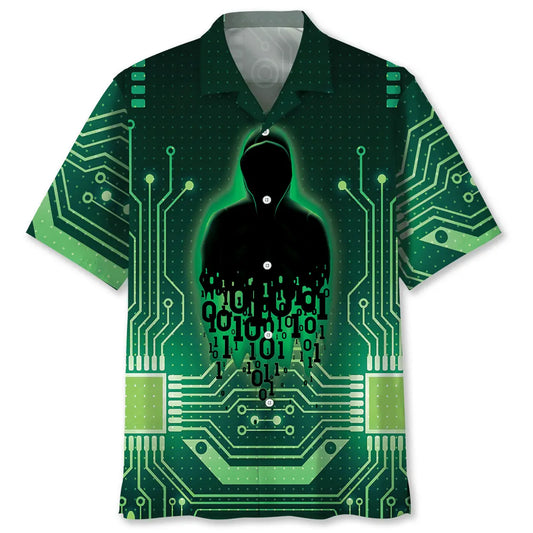 Binary Magical Number Hawaiian Shirt For Tropical Retreat And Travel Ready Style