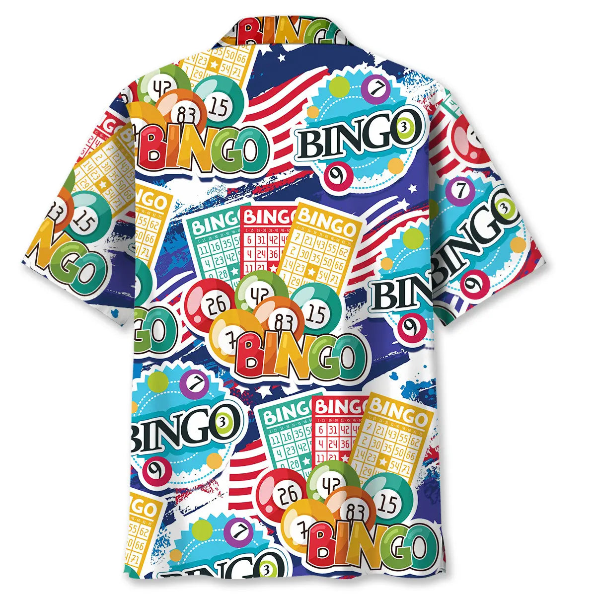 American Bingo Lucky Hawaiian Shirt For Island Vacations, Resort Wear, And Relaxed Seasonal Style