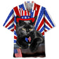 Black Cat Hawaiian Shirt For Island Vacations, Weekend Events, And Relaxed Everyday Outfits