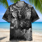 Black Lacrosse Sticks Hawaiian Shirt For Outdoor Adventures, Coastal Travel, And Comfortable Casual Style