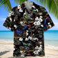 Black Sprint Car Racing Hawaiian Shirt For Weekend Escape And Casual Outdoor Style
