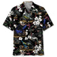 Black Sprint Car Racing Hawaiian Shirt For Summer Road Trip, Beach Party, And Casual Wear
