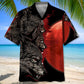 Blood Moon Wolf Hawaiian Shirt For Beach Days, Summer Outings, And Thoughtful Gift Giving