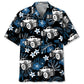 Blue Monster Truck Hawaiian Shirt For Seasonal Celebration And Vacation Style