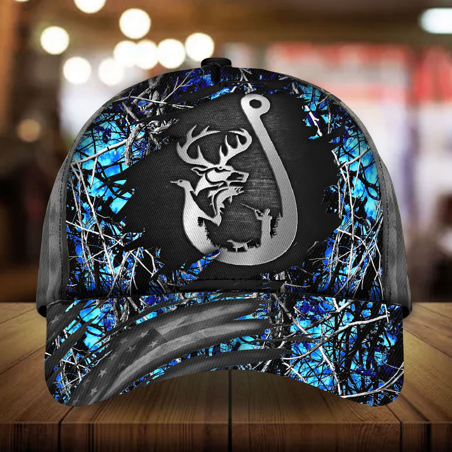 Unique Hunting Pattern Classic Cap For Festivals Travel Adventures And Casual Gift Giving