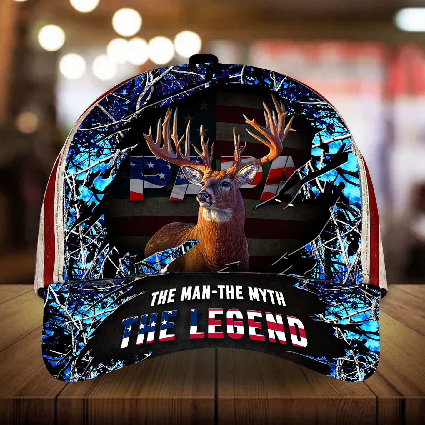 Best Papa Deer Hunting Classic Cap For Outdoor Travel Parties And Thoughtful Holiday Gifting