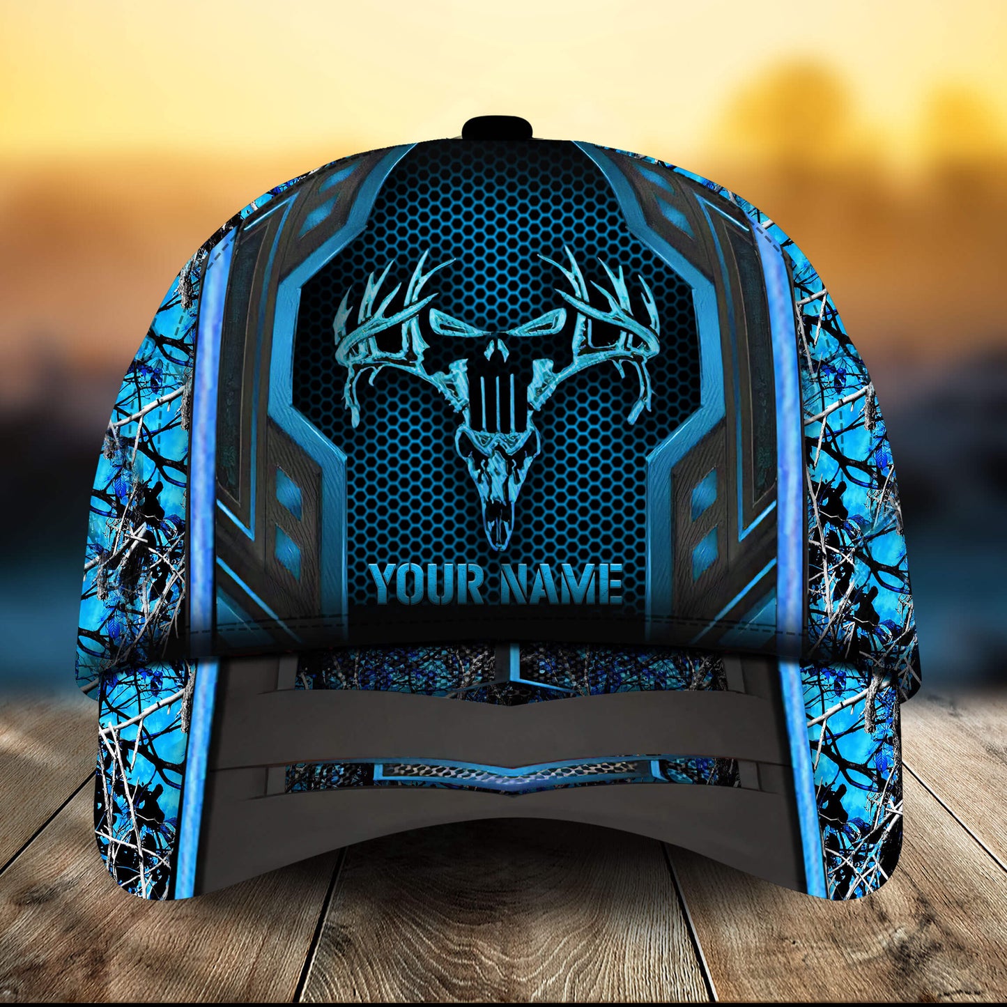 Skull Hunting Personalized Classic Cap For Beach Vacations Outdoor Trips And Everyday Comfort