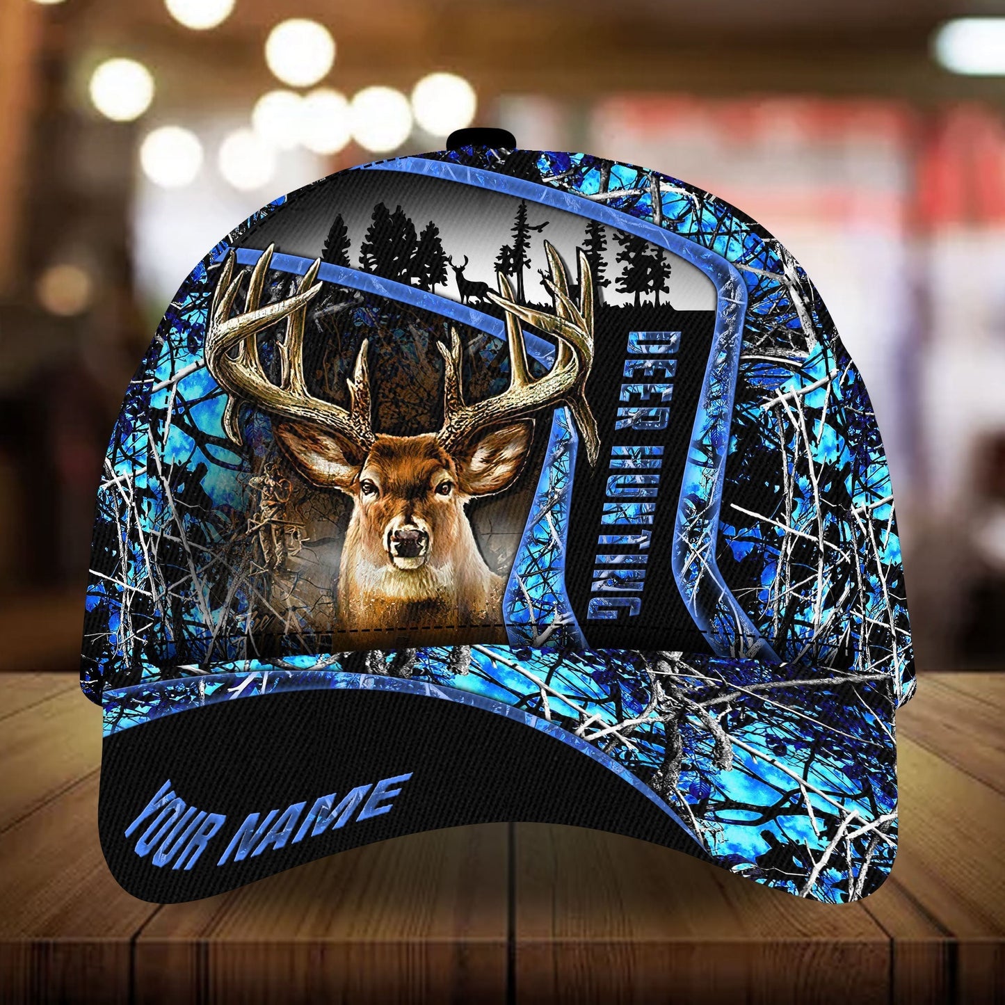 Special Deer Hunting Pattern Personalized Classic Cap For Seasonal Events Outdoor Trips And Everyday Comfort