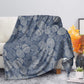 Colorful Easter Egg Pattern Flannel Blanket For Cozy Bedroom Sofa Decor