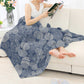 Colorful Easter Egg Pattern Flannel Blanket For Cozy Bedroom Sofa Decor