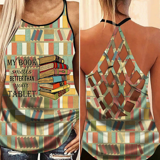 Books Like Life Hollow Tank Top For Yoga Workouts And Casual Wear