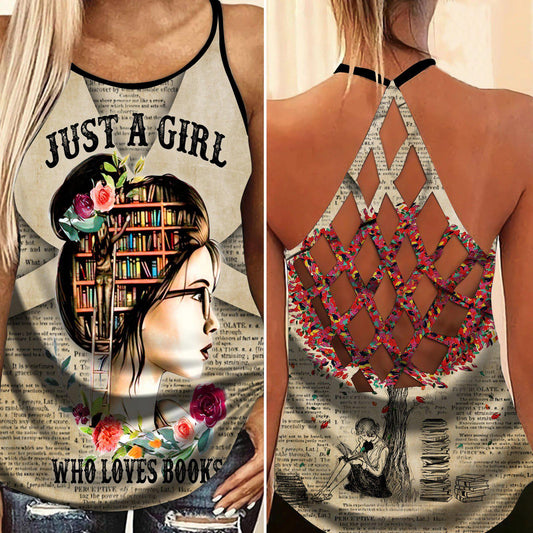 Books Like Life Hollow Tank Top For Studio Workouts And Casual Wear