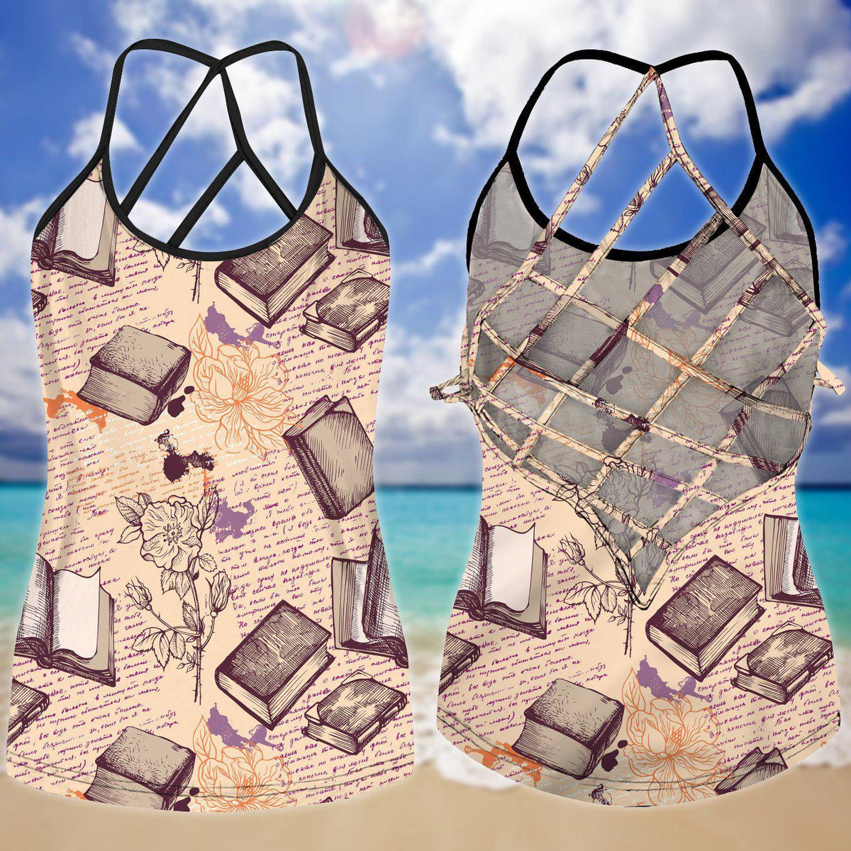 Books Like Life Hollow Tank Top For Summer Outings And Everyday Comfort