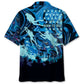 Dive Creative Pattern Hawaiian Shirt For Island Vacations, Resort Wear, And Relaxed Seasonal Style