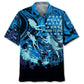 Dive Creative Pattern Hawaiian Shirt For Island Vacations, Resort Wear, And Relaxed Seasonal Style
