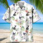 Tropical Boston Hawaiian Shirt For Island Getaways, Outdoor Gatherings, And Comfortable Summer Wear
