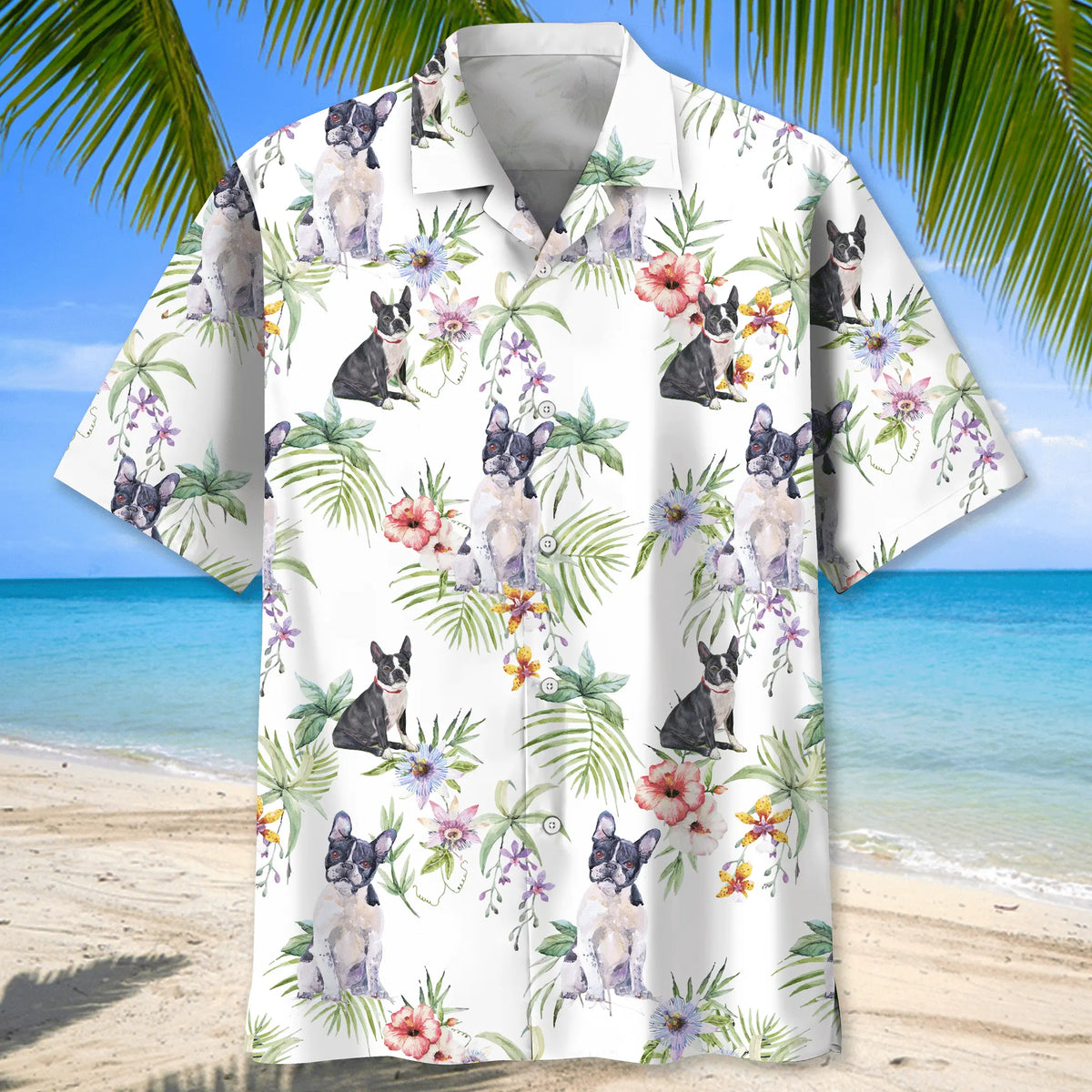Tropical Boston Hawaiian Shirt For Island Getaways, Outdoor Gatherings, And Comfortable Summer Wear
