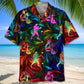 Colorful Boxing Hawaiian Shirt For Resort Trips, Coastal Parties, And Warm Weather Style