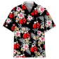 Floral Boxing Hawaiian Shirt For Summer Vacation, Beach Travel, And Casual Wear