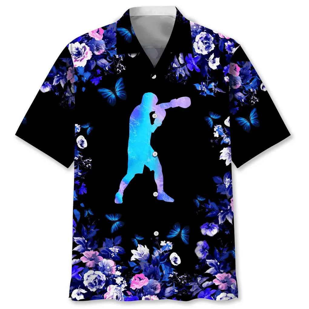 Boxing Nature Hawaiian Shirt For Coastal Travel, Casual Events, And Comfortable Summer Wear