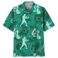 Boxing Kelly Green Hawaiian Shirt For Tropical Holidays, Outdoor Gatherings, And Everyday Comfort
