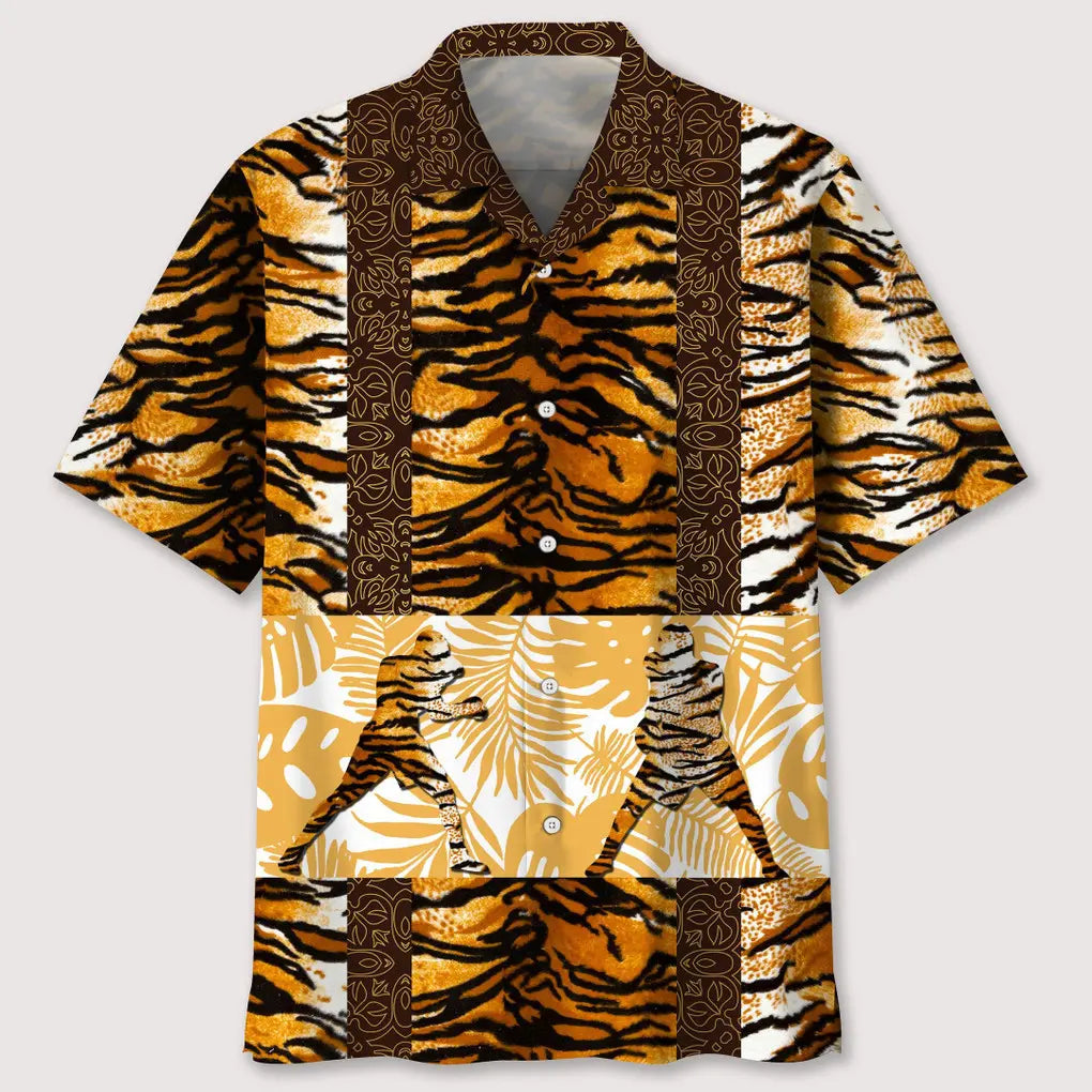 Boxing Leopard Skin Hawaiian Shirt For Coastal Travel, Casual Events, And Comfortable Summer Wear