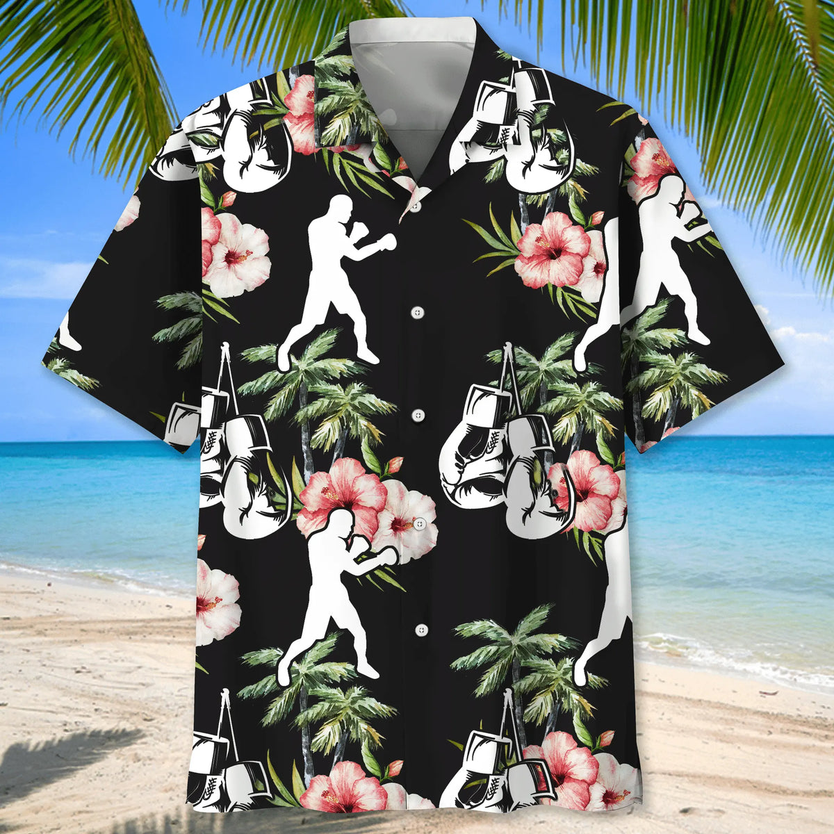 Floral Boxing Nature Hawaiian Shirt For Beach Days, Summer Outings, And Thoughtful Gift Giving