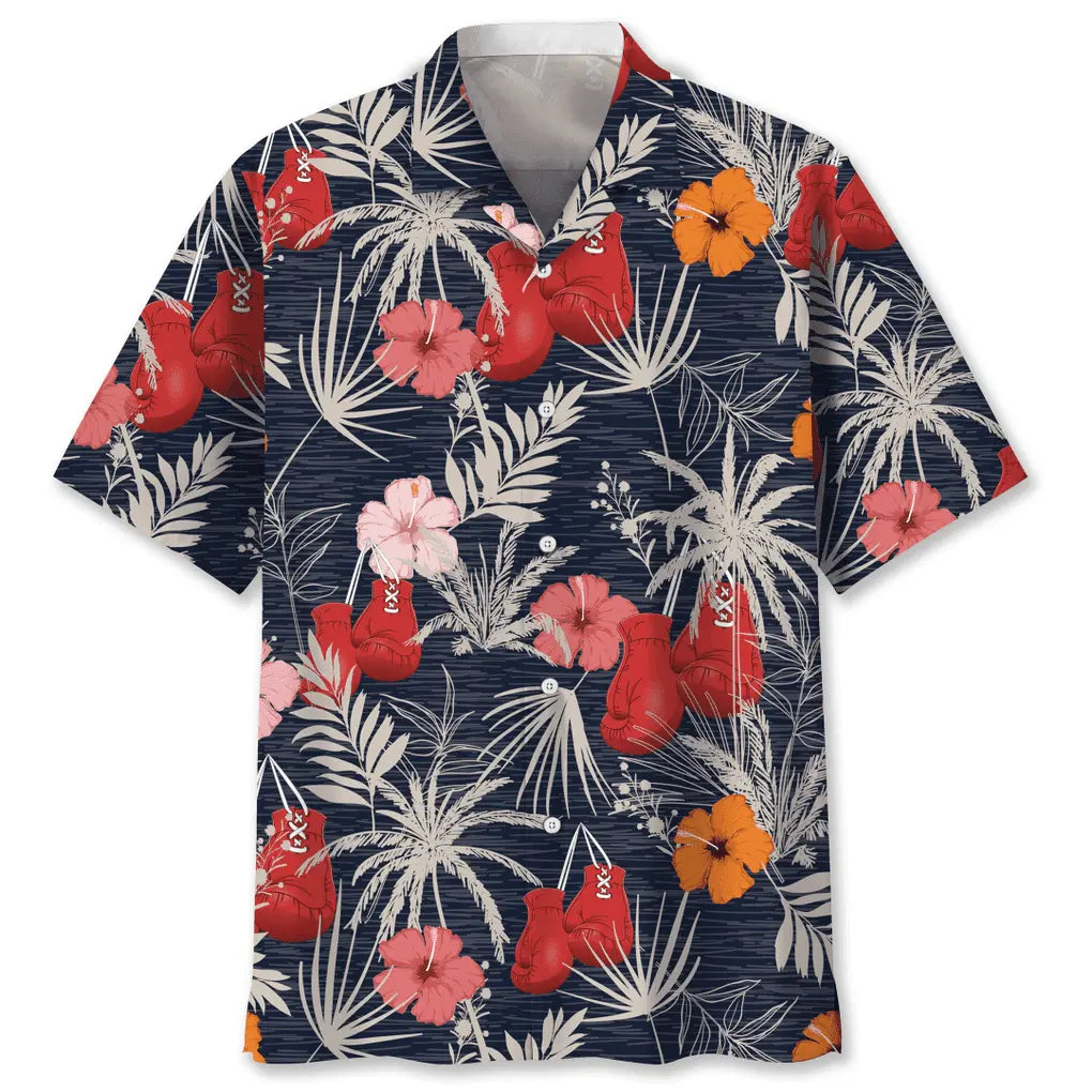 Boxing Nature Hawaiian Shirt For Tropical Holidays, Outdoor Gatherings, And Everyday Comfort