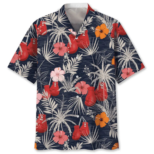 Boxing Nature Hawaiian Shirt For Tropical Holidays, Outdoor Gatherings, And Everyday Comfort