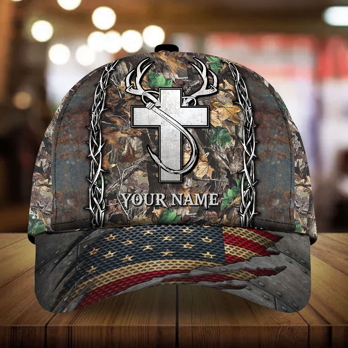 Cross Hunting Personalized Classic Cap For Casual Outfits Vacations And Everyday Styling
