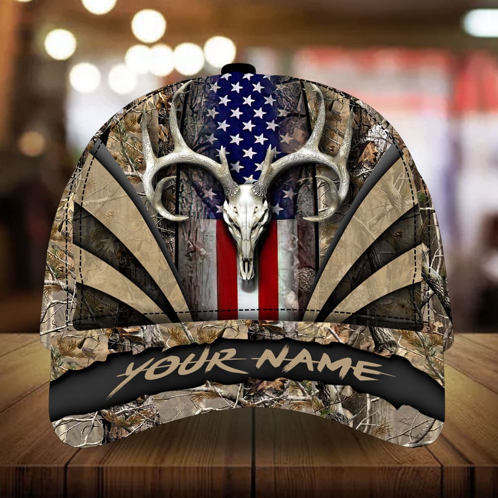 New Skull Deer Hunting Personalized Classic Cap For Beach Days Travel And Relaxed Everyday Outfits