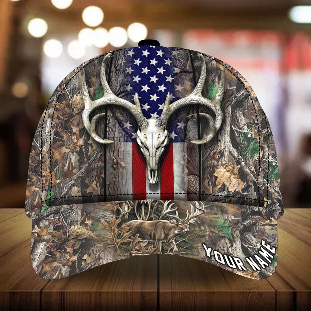 Unique Deer Hunting Personalized Classic Cap For Casual Styling Holiday Travel And Weekend Adventures