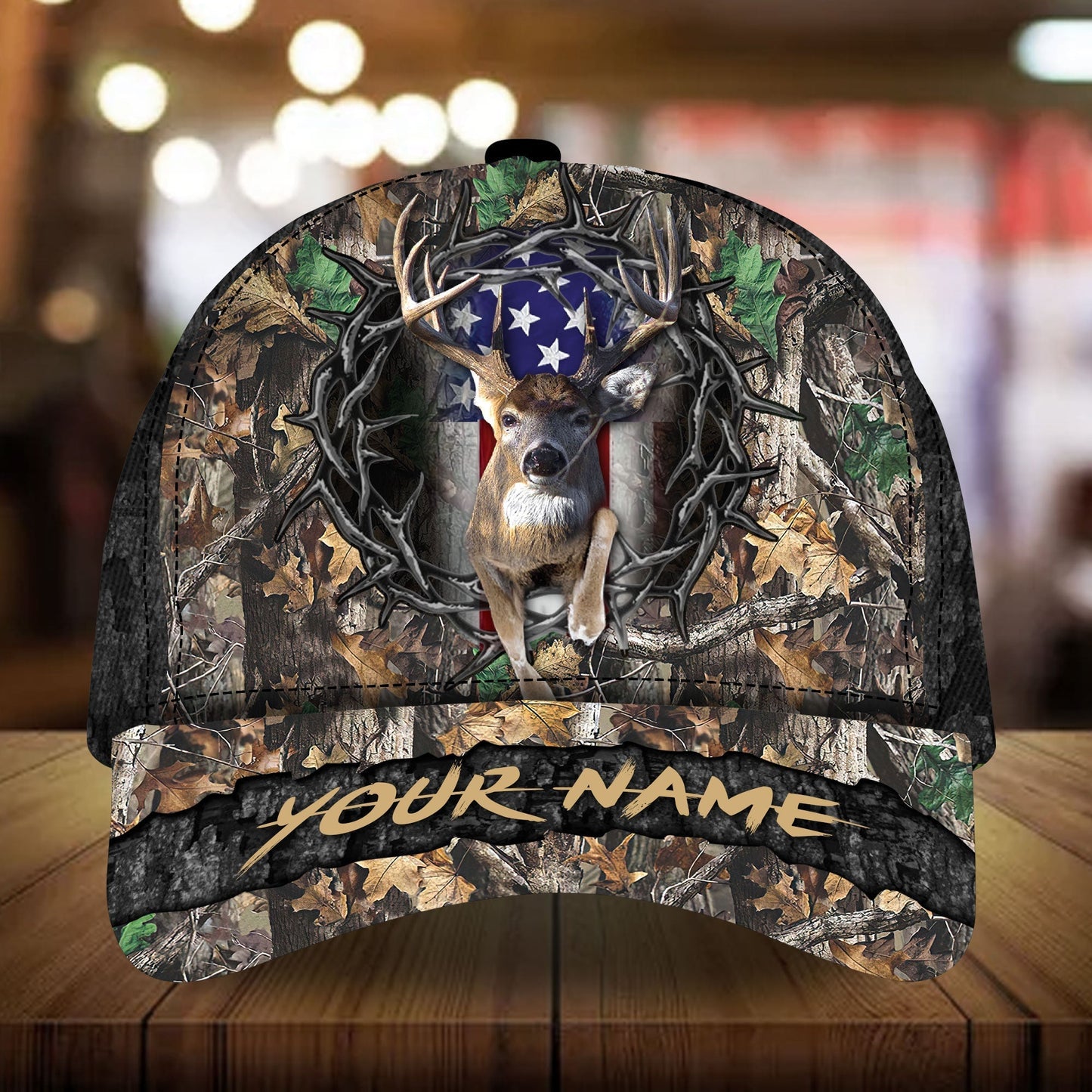 Awesome USA Deer Hunting Personalized Classic Cap For Everyday Accessories Vacations And Outdoor Fun
