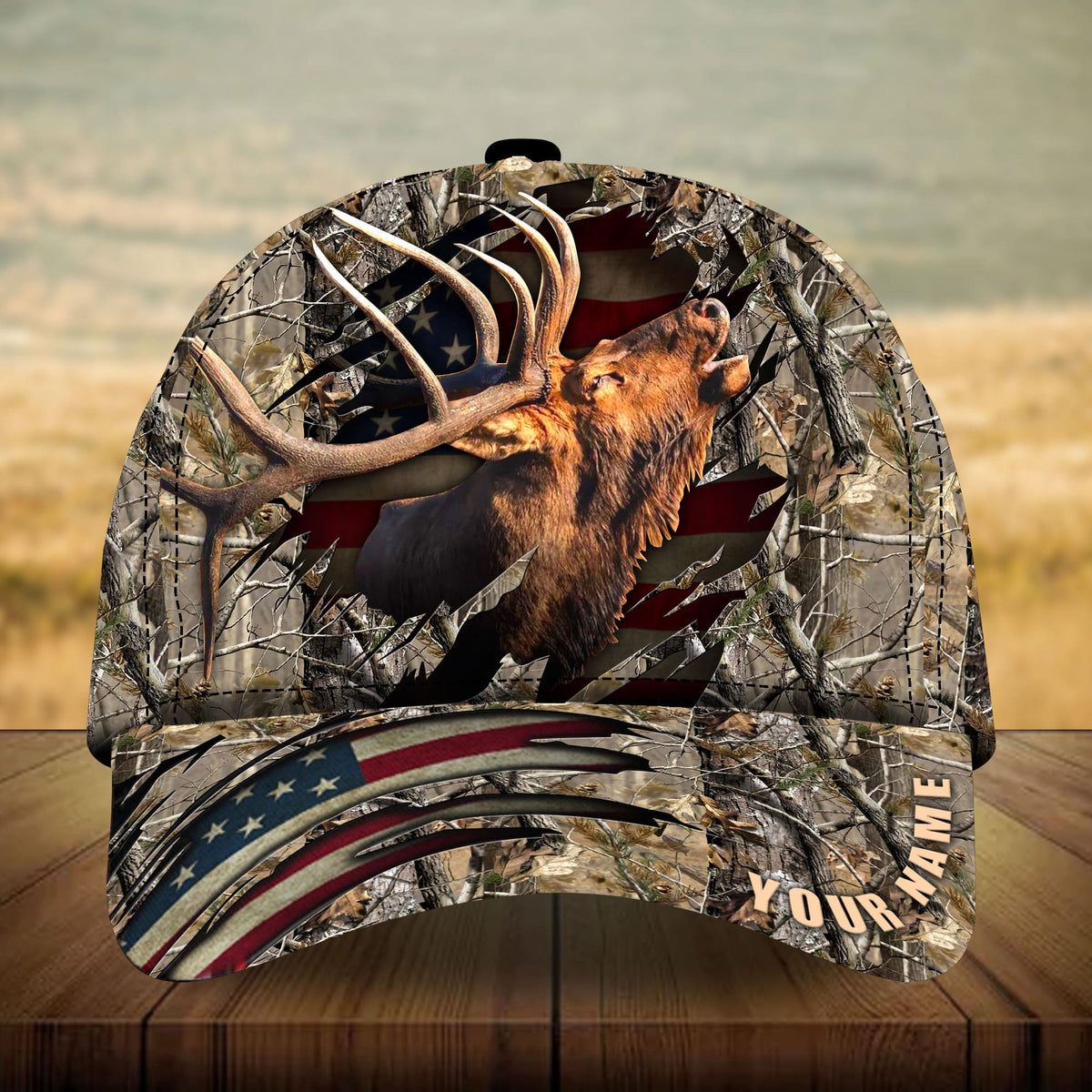 Elk Hunting Multicolor Personalized Classic Cap For Beach Travel Outdoor Events And Relaxed Casual Wear