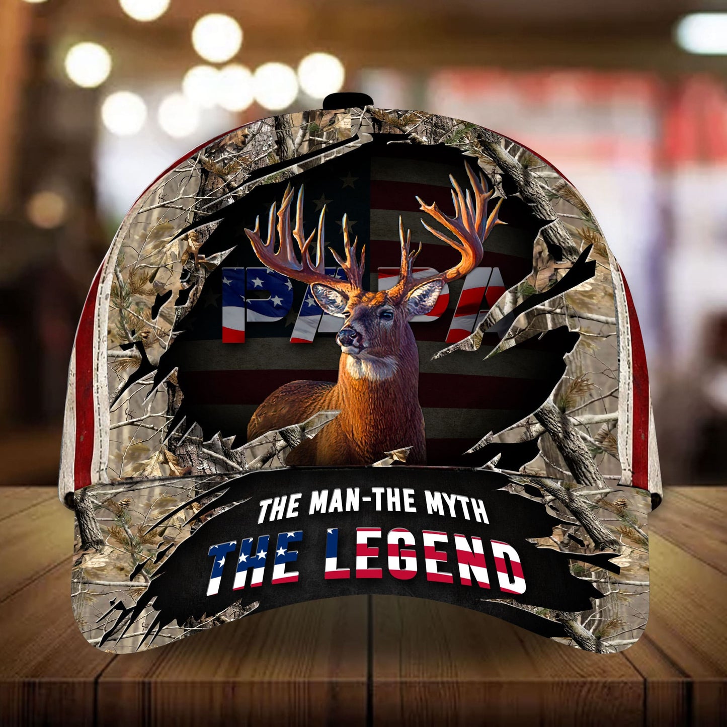 Best Papa Deer Hunting Classic Cap For Outdoor Travel Parties And Thoughtful Holiday Gifting