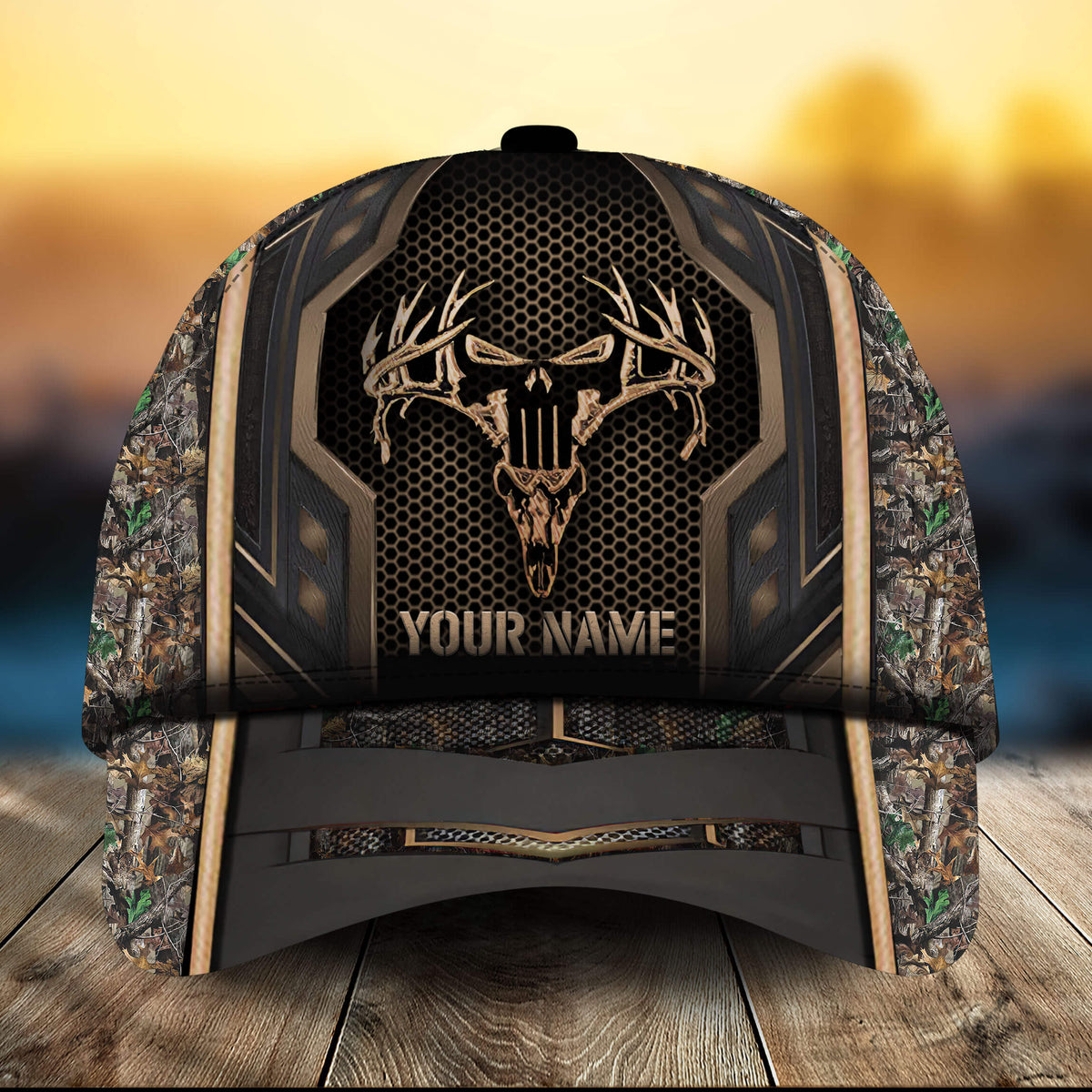 Skull Hunting Personalized Classic Cap For Beach Vacations Outdoor Trips And Everyday Comfort