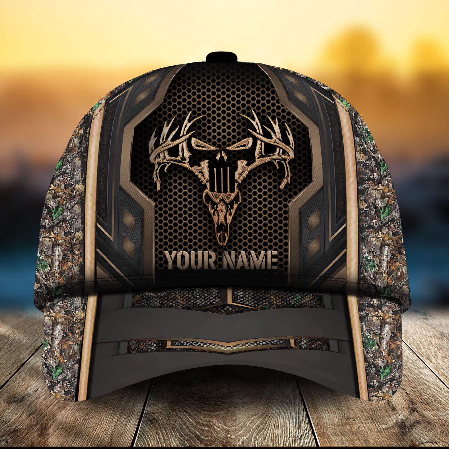 Skull Hunting Personalized Classic Cap For Beach Vacations Outdoor Trips And Everyday Comfort