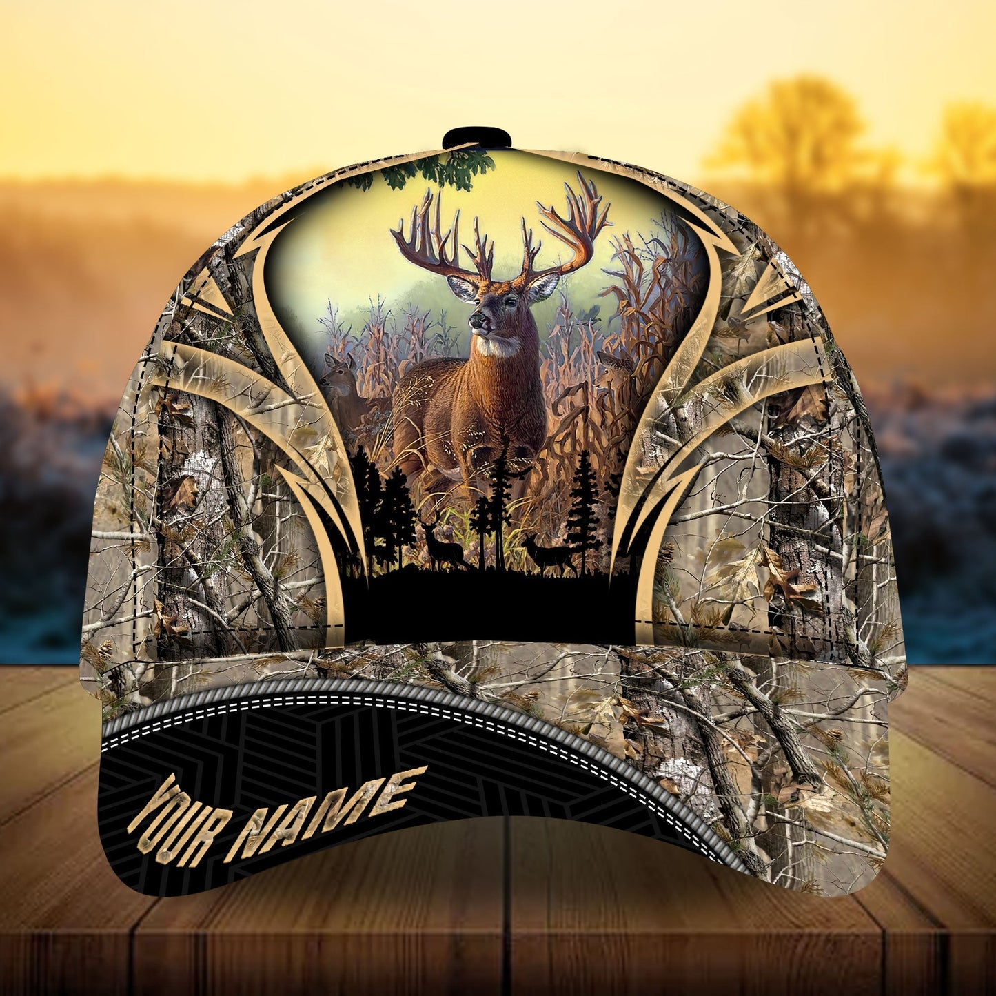 Beer Fest Deer Hunting Camo Personalized Classic Cap For Outdoor Adventures Festivals And Casual Wear