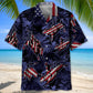 Tropical Bull Riding Hawaiian Shirt For Island Vacations, Resort Wear, And Relaxed Seasonal Style