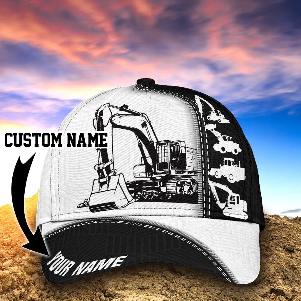 Custom Heavy Equipment All Over Print Classic Cap For Festivals Travel Adventures And Casual Gift Giving