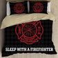Firefighter Safety Pride Bedding Cover For Firefighter Bedroom Decor