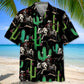Cactus Cowboy Riding Bull Hawaiian Shirt For Vacation Cruise, Summer Gathering, And Coastal Style