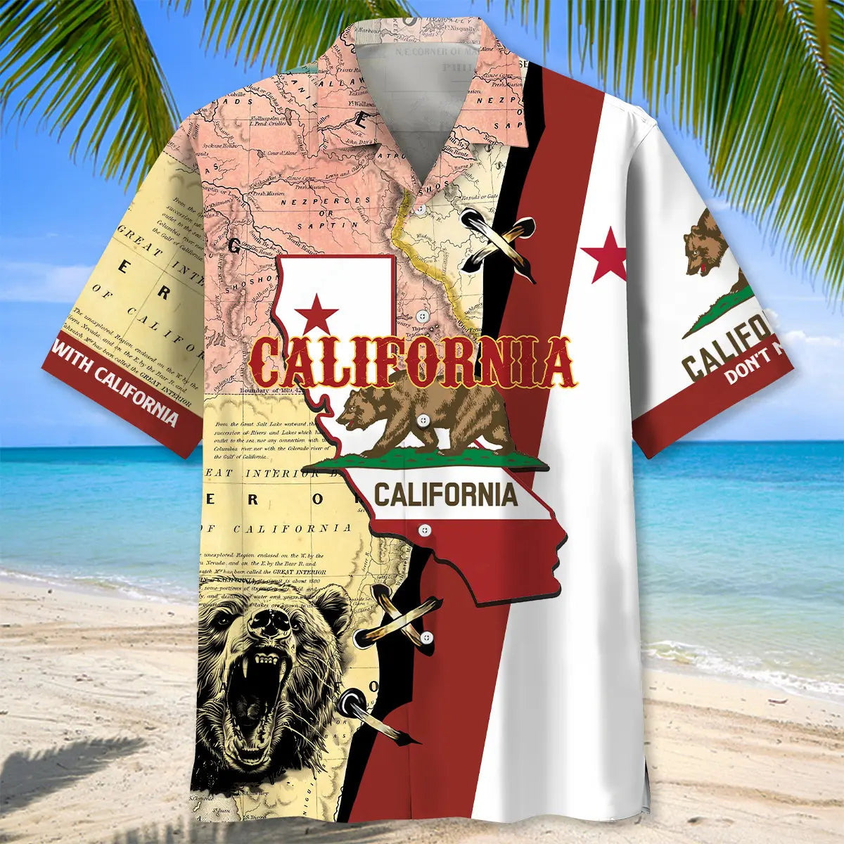 California Proud Hawaiian Shirt For Coastal Adventure And Memorable Gifting