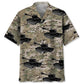Camo Military Tank Hawaiian Shirt For Beach Days, Summer Outings, And Thoughtful Gift Giving