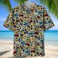 Camouflage Airplane Hawaiian Shirt For Beach Days, Summer Outings, And Thoughtful Gift Giving