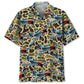 Camouflage Airplane Hawaiian Shirt For Beach Days, Summer Outings, And Thoughtful Gift Giving