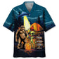 Camping Alien Bigfoot Desert UFO Hawaiian Shirt For Family Vacation And Seasonal Wardrobe