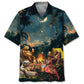 Camping Bigfoot Bear Sloth Flamingo Hawaiian Shirt For Weekend Escape, Tropical Holiday, And Travel Ready Style