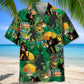 Camping Bigfoot Hawaiian Shirt For Resort Trips, Coastal Parties, And Warm Weather Style